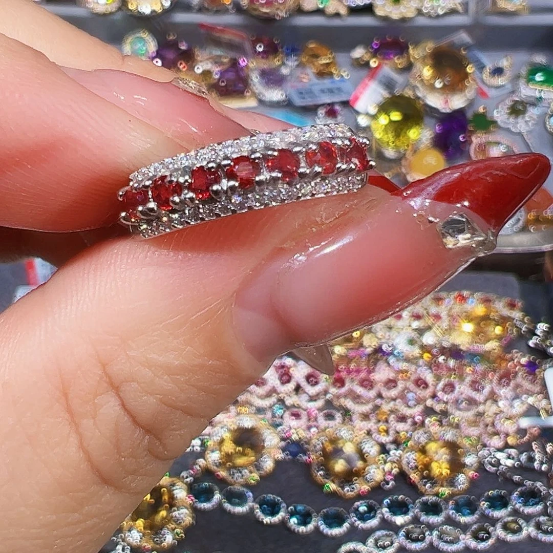 银S925镶嵌珠宝奇石蓝宝石