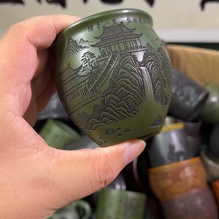 茶杯紫砂全手工紫砂主人杯