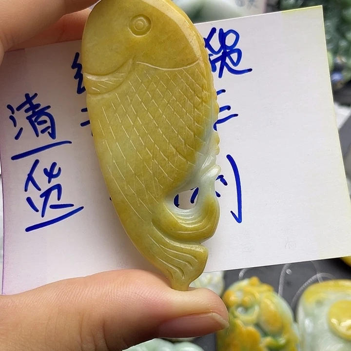 颈饰未镶嵌翡翠天然翡翠