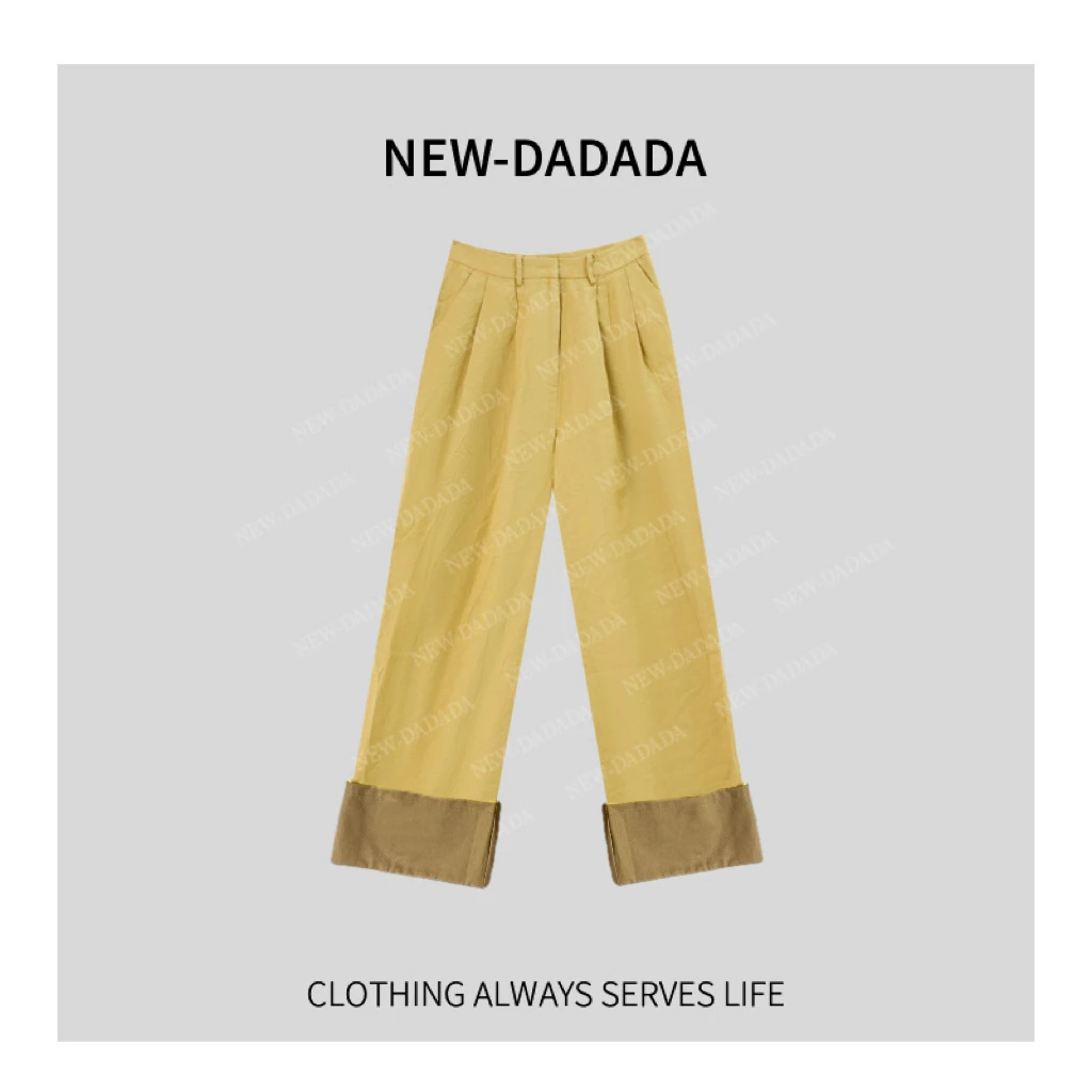 利达 NEW DADADA【晴光梦感】高级感显瘦时尚百搭裤子SDK2214