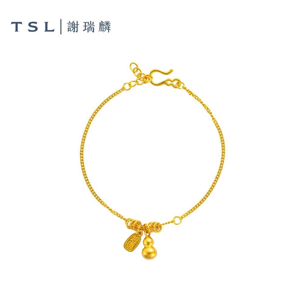 TSL/谢瑞麟【3期免息】福禄葫芦手链轻奢女款中秋礼物送女友送礼