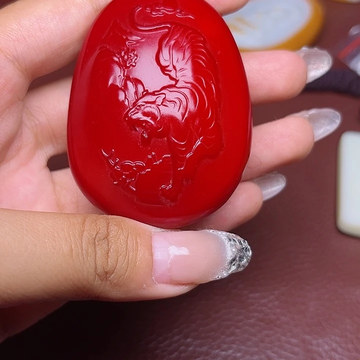 和田玉未镶嵌颈饰董*青