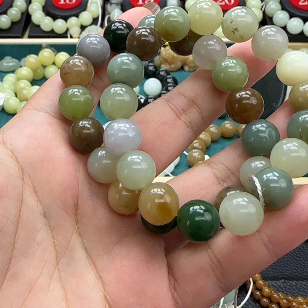 和田玉未镶嵌手链拍一发一