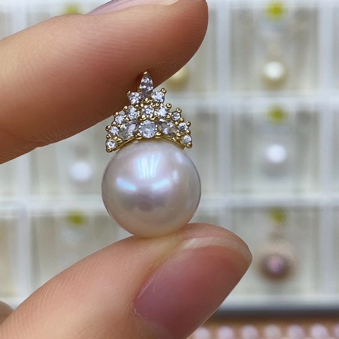 未镶嵌淡水珍珠吊坠(赠链)