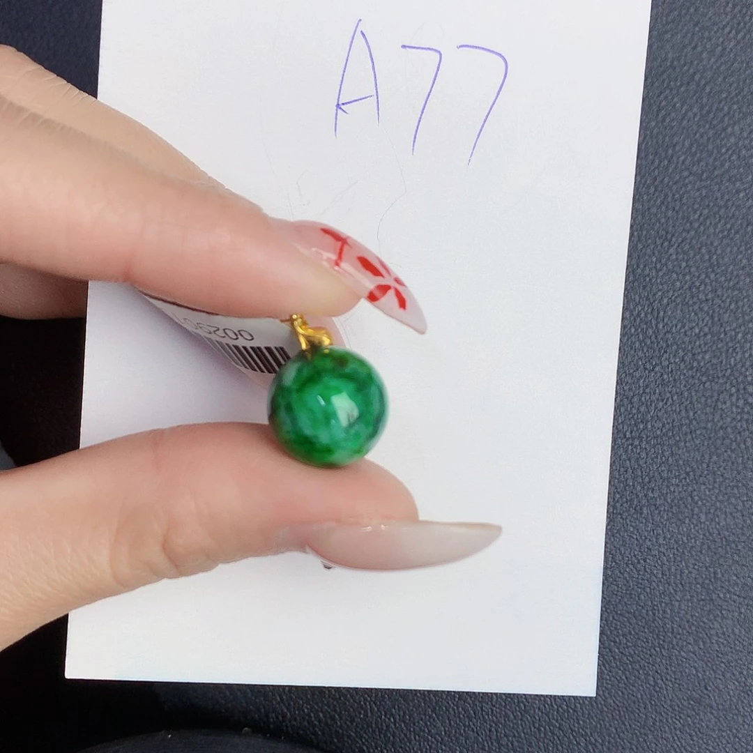 【闪购商品】翡翠颈饰18K金镶嵌0000000000