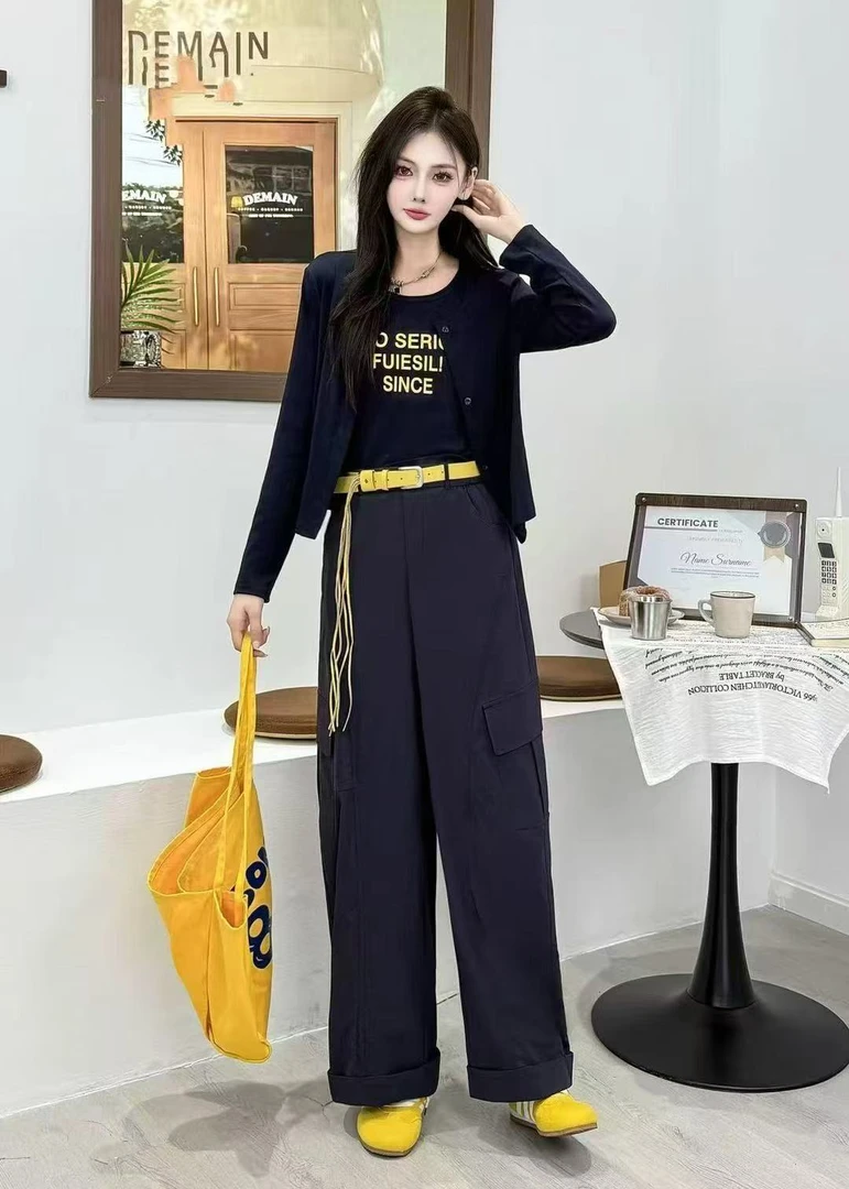 2025新款女装休闲时尚三件套-501