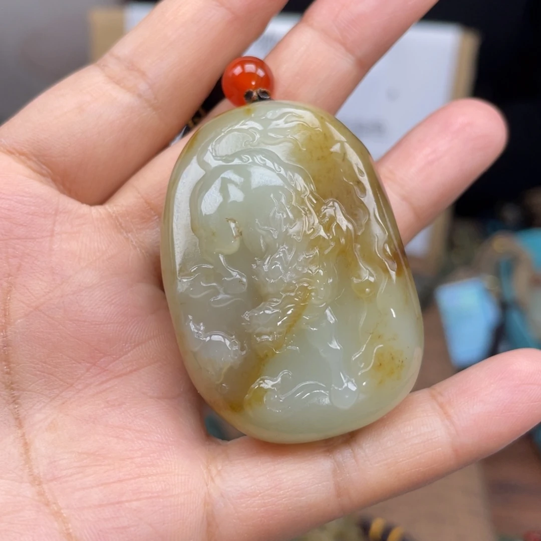 和田玉颈饰未镶嵌