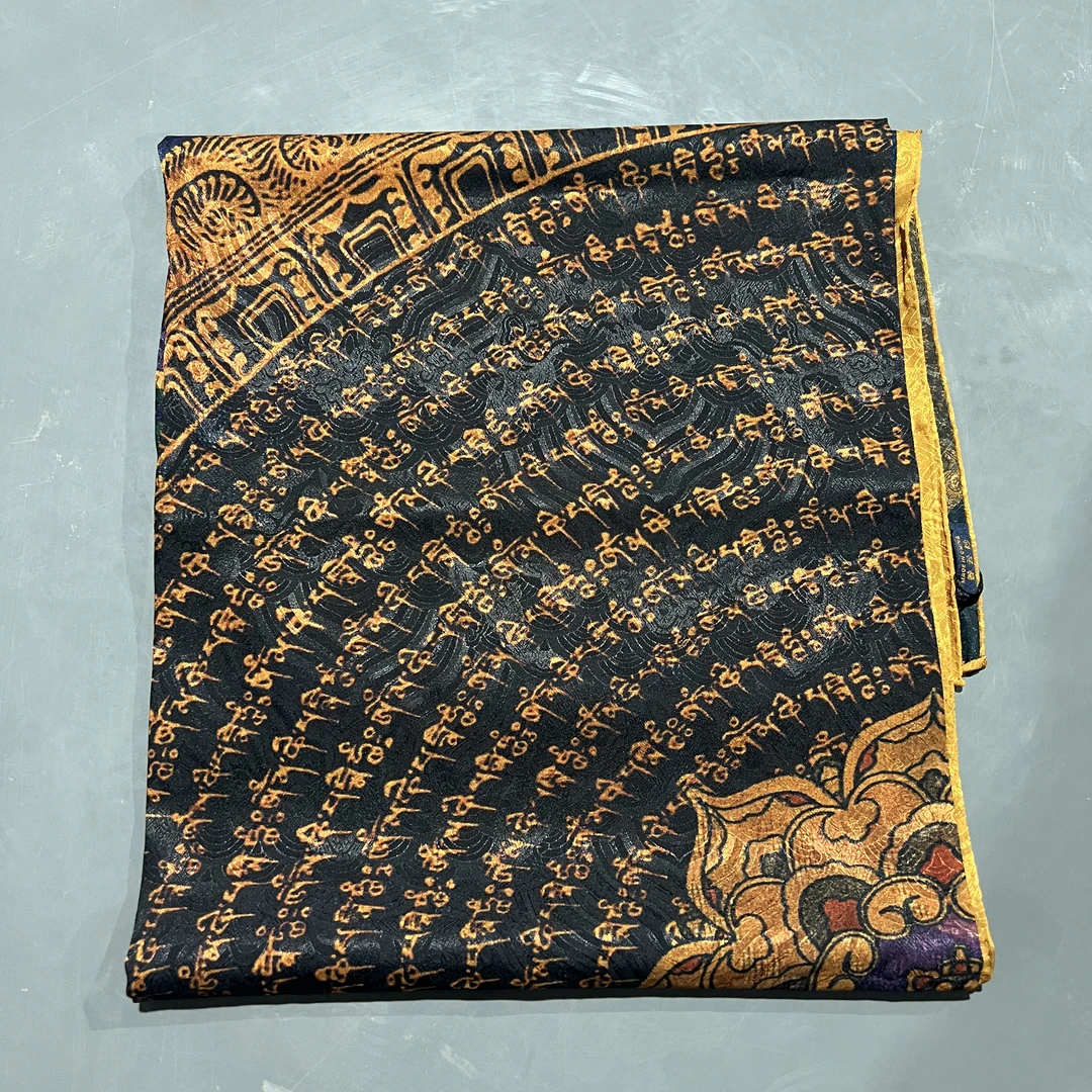 A048新中式香云纱方巾