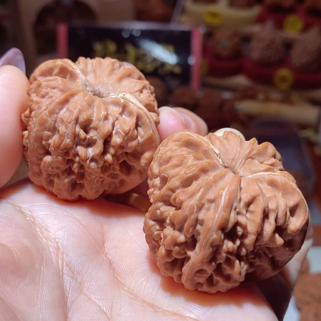 文玩核桃把件43尺全品平谷凹底