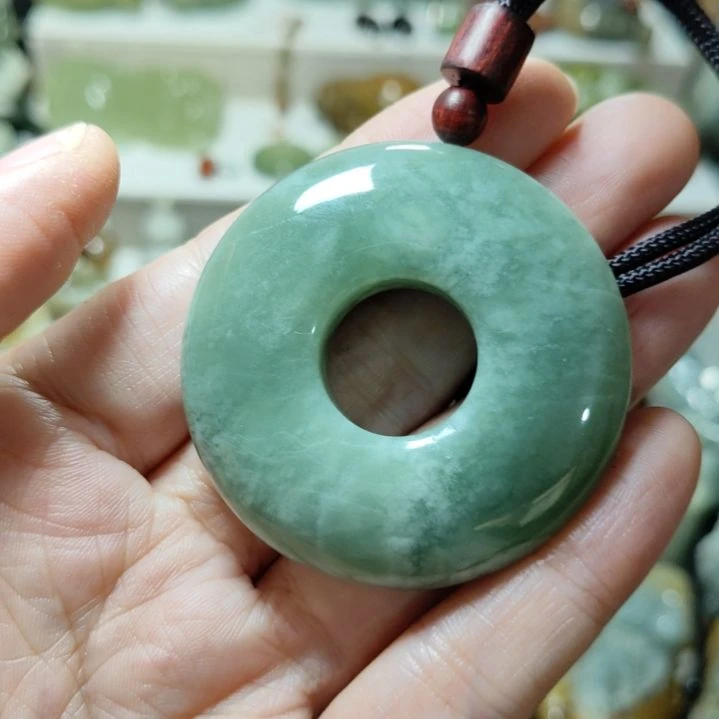 岫玉平安扣未镶嵌