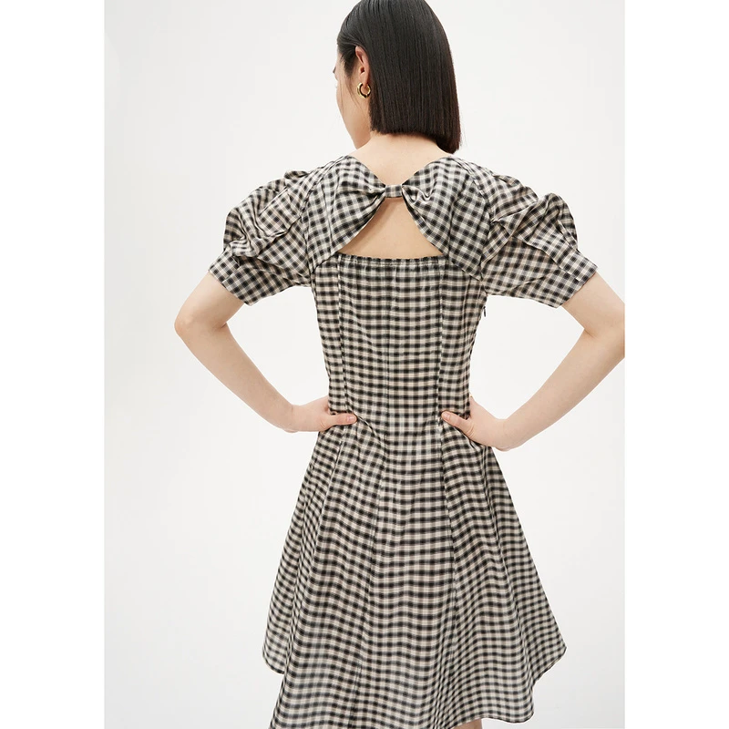 LILY2023夏新款女装连衣裙123229C7935