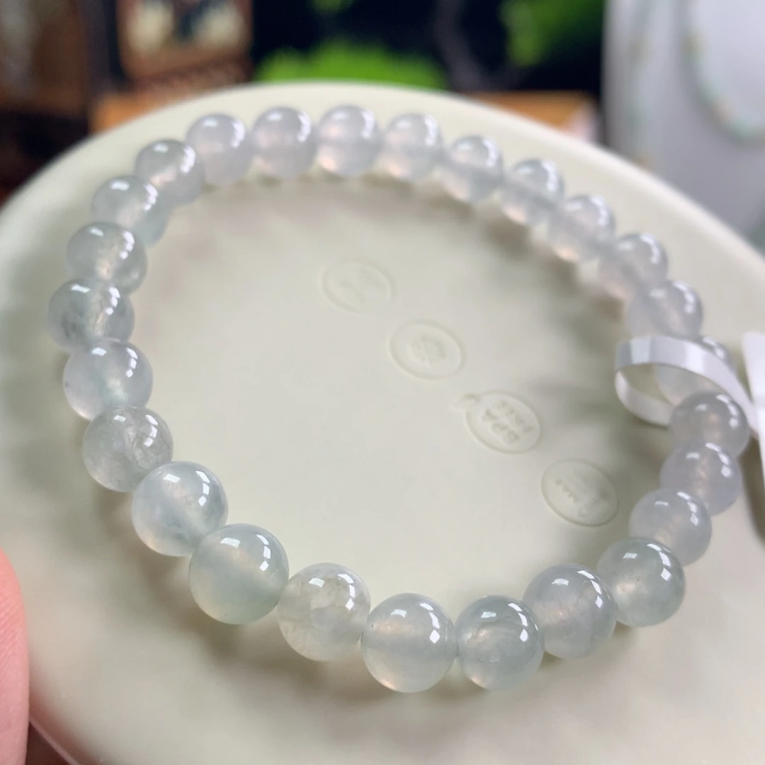 翡翠未镶嵌手链卡7