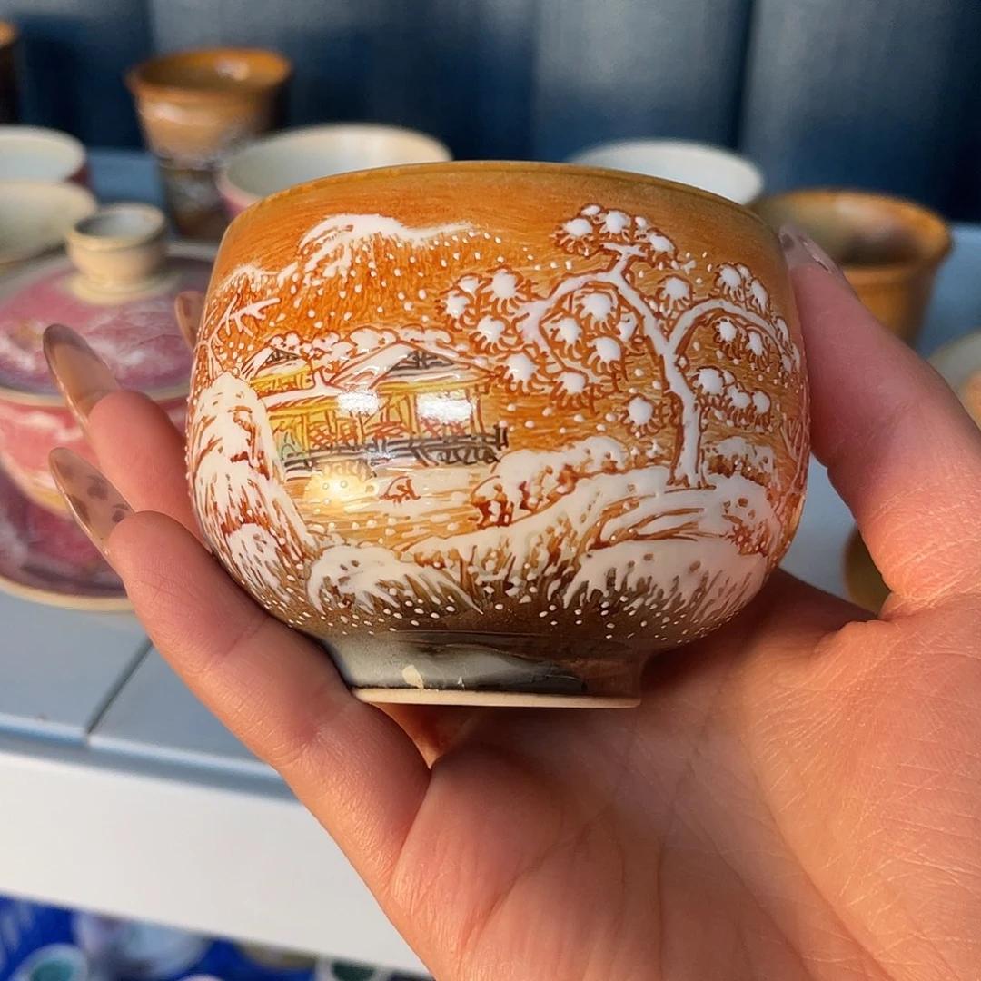 喝**么景德镇手工陶瓷茶器