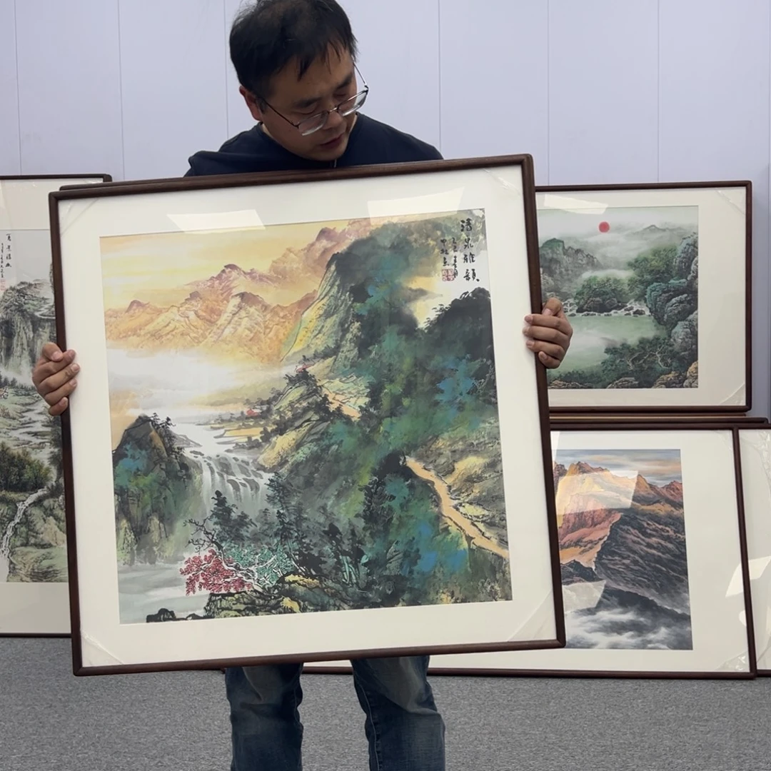 国画国画作品展览80*80