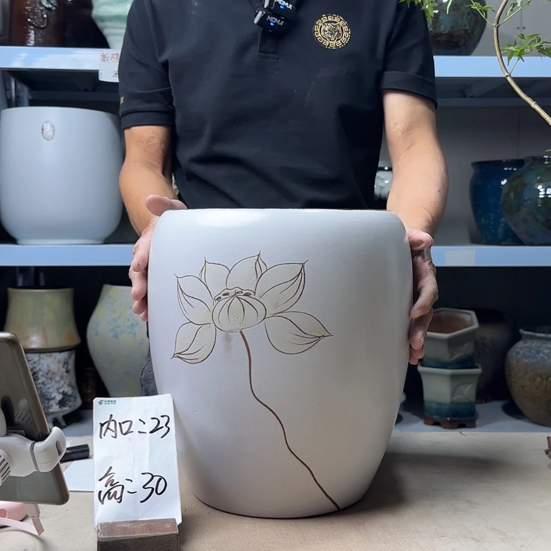 23@30 紫砂花盆尺寸