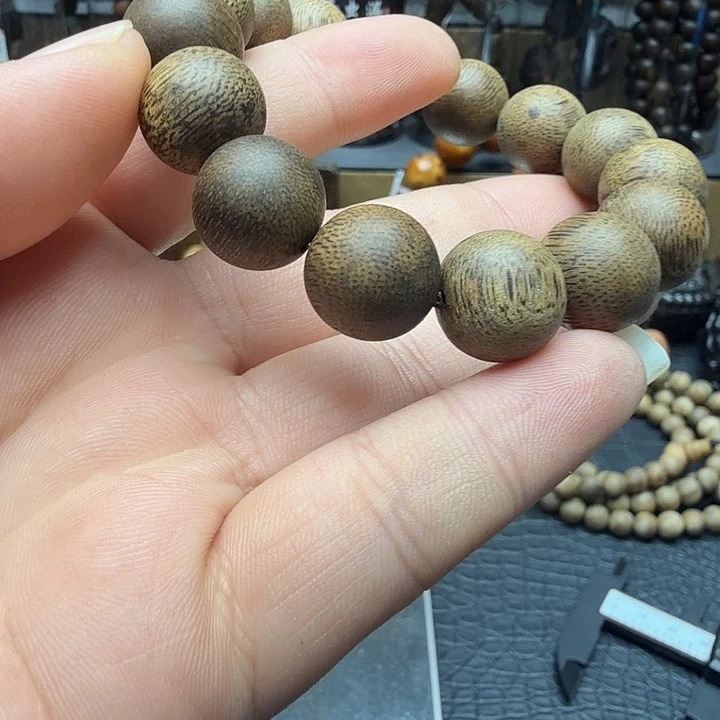 阴沉木手串/手链1.4芽庄白棋