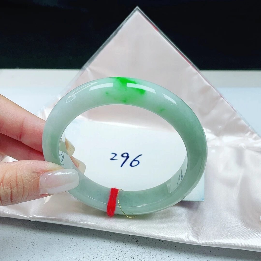 翡翠未镶嵌手镯 正圈56+