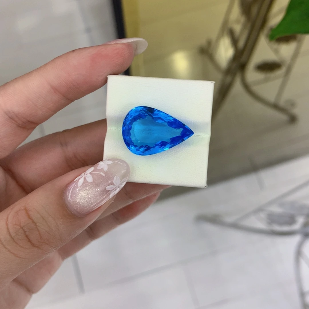 未镶嵌裸石托帕石好**娜20.75ct
