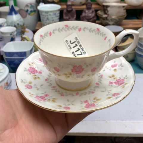 盖碗L*琴海外回流瓷器