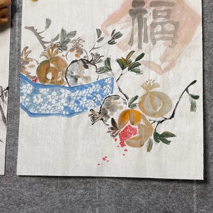 竖款淄博大鱼书画艺术