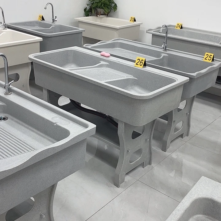 （***）石英石26号双池洗衣池115x58x80cm