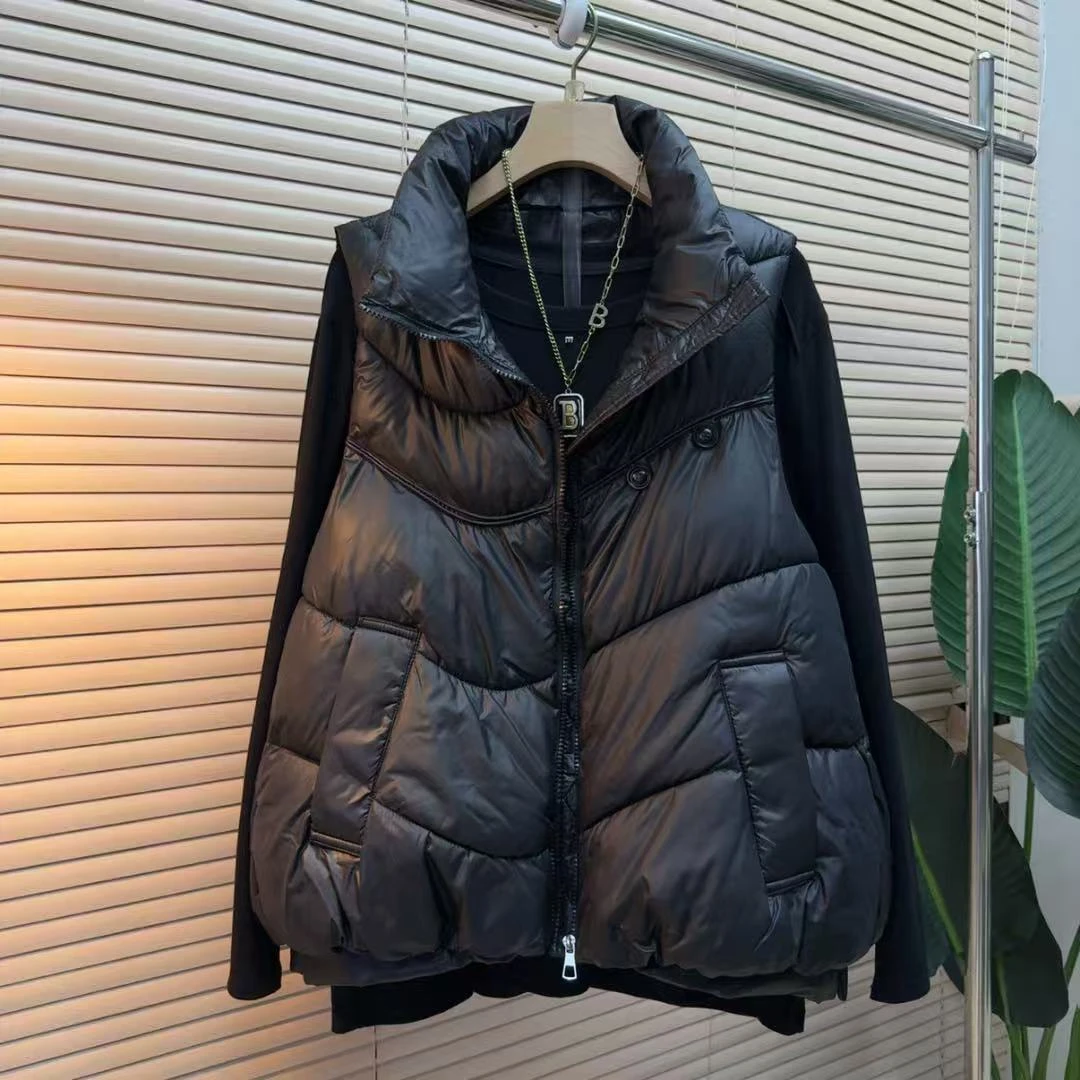 2025新款韩版法式轻松百搭时髦名媛8823宽松秋冬时尚简约保暖马甲