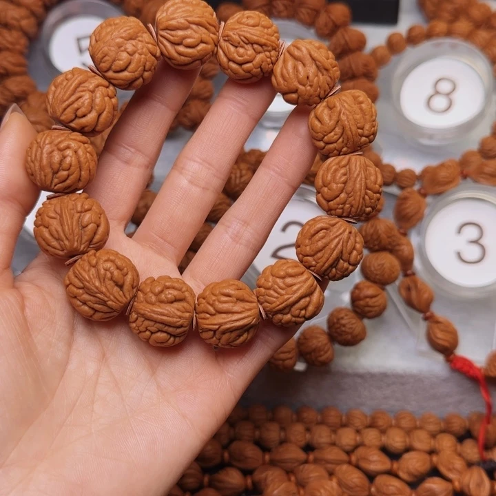 骄***火桃核手串霸王龙手串