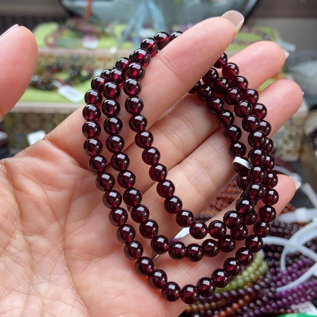 手串石榴石未镶嵌手串6