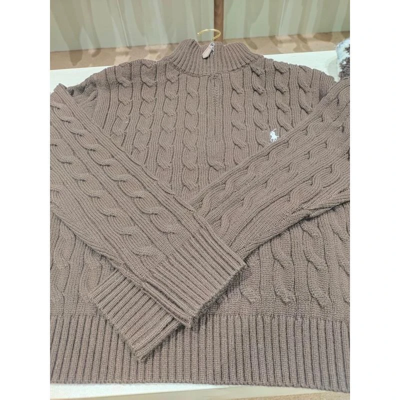 heyi 纯色立领百搭常规衫加厚修身型时尚女装针织-