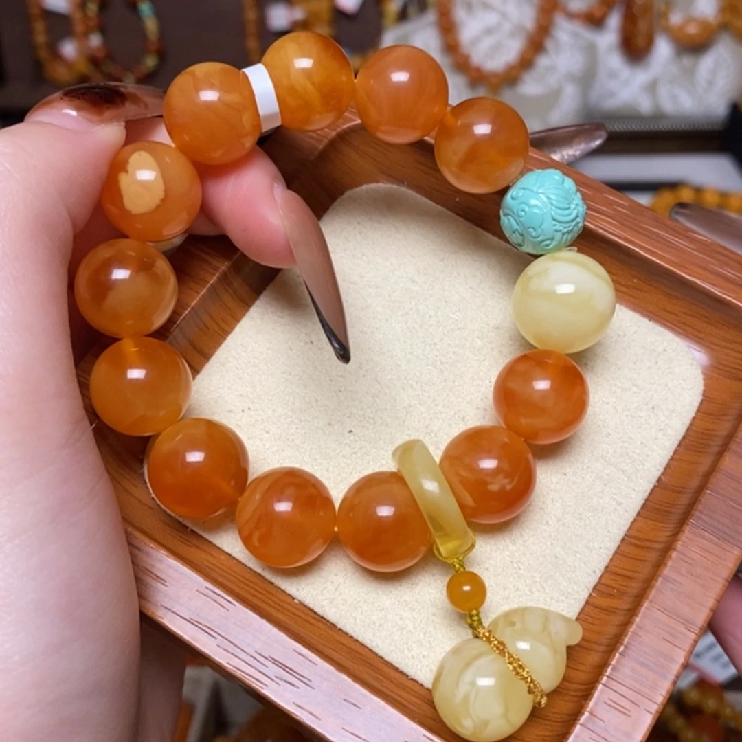 【闪购商品】手链蜜蜡未镶嵌手串