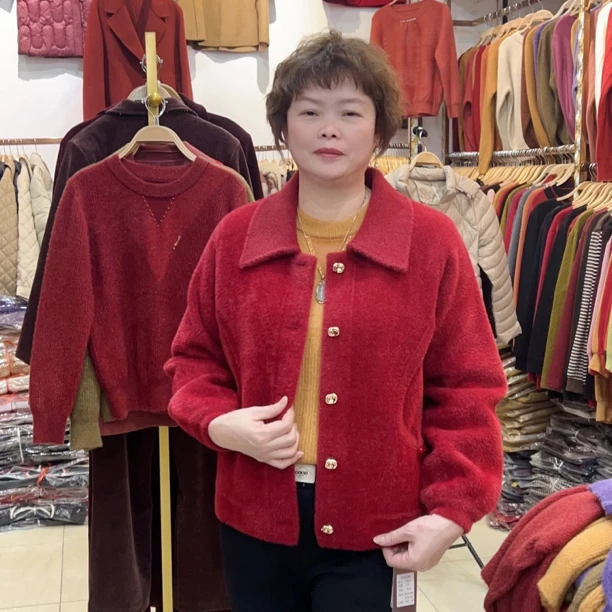 新款双面绒秋冬保暖加厚外套