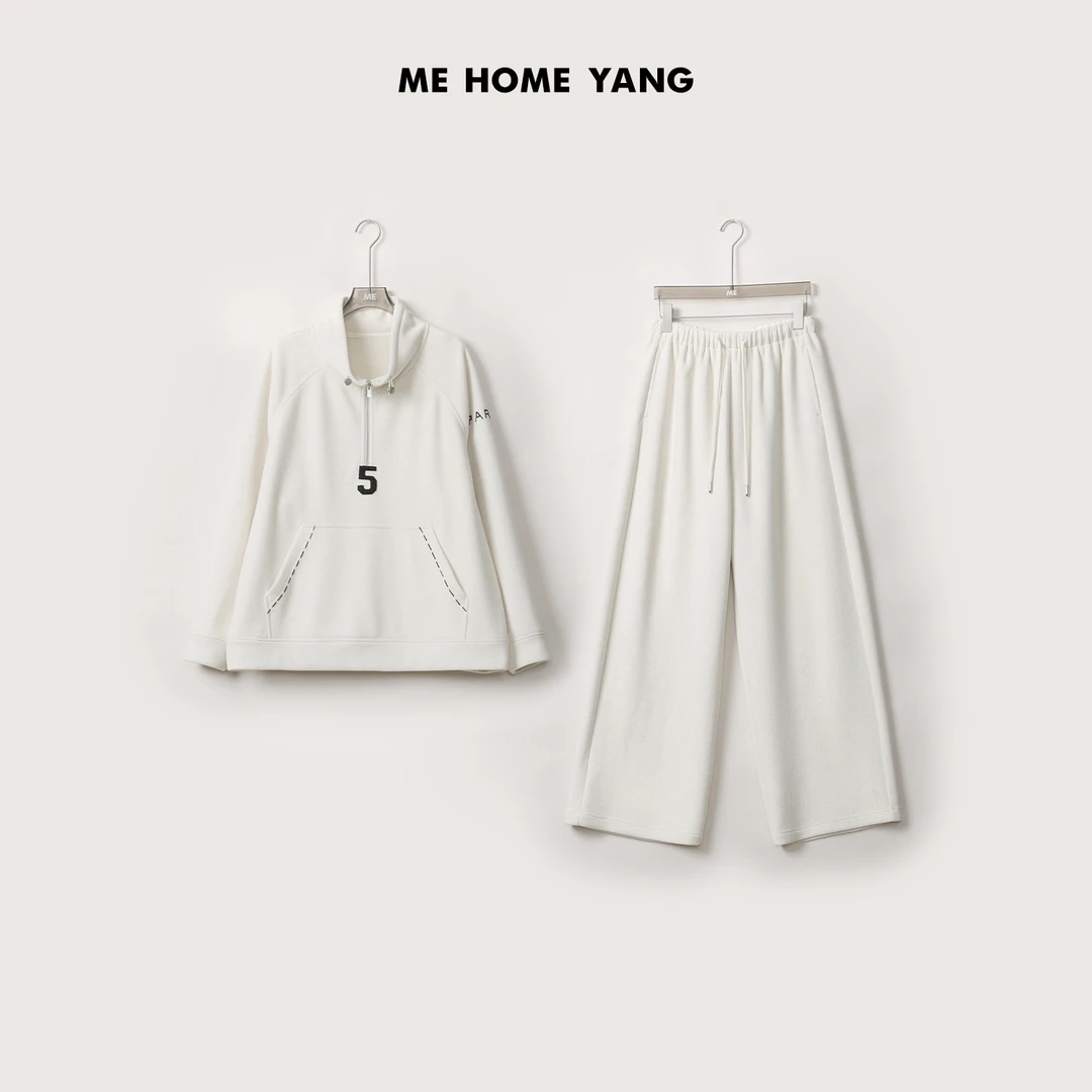 ME【5号卫衣套装】超柔baby绒保暖运动舒适百搭两件套套装MEQA5323
