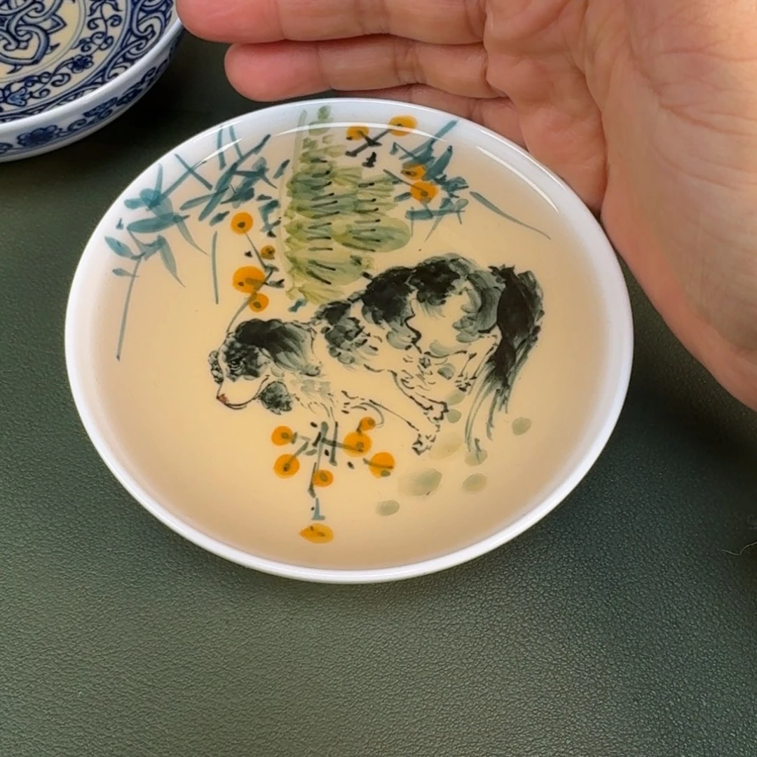 陶瓷景德镇纯手绘茶具圆圆216
