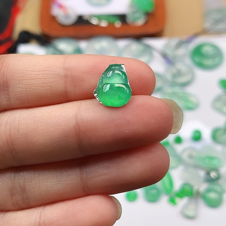 翡翠吊坠(不含链)未镶嵌娴**水葫芦