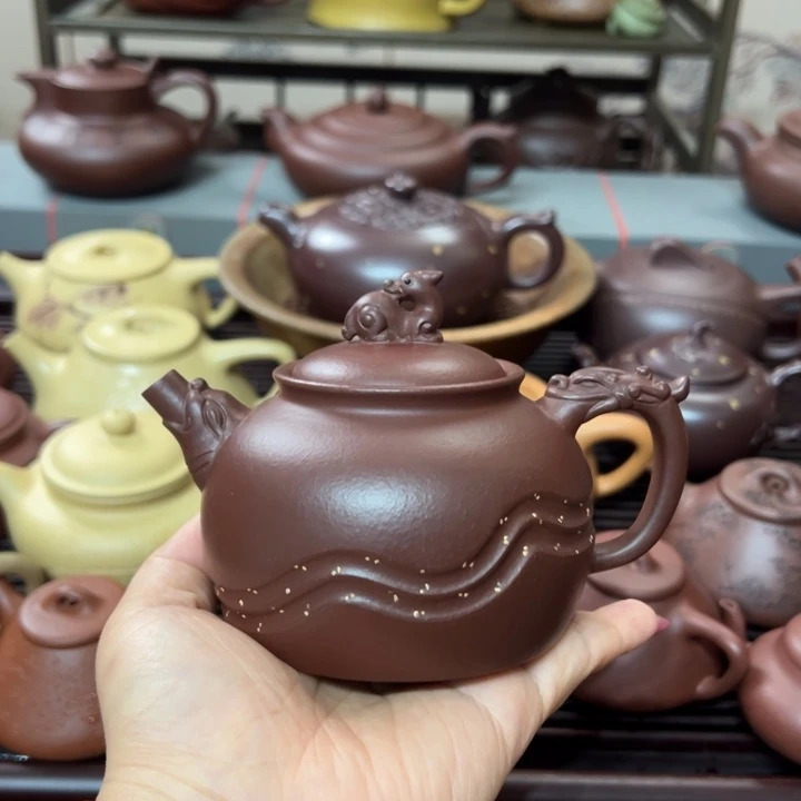 时***望茶壶紫砂宜兴紫砂文化艺术