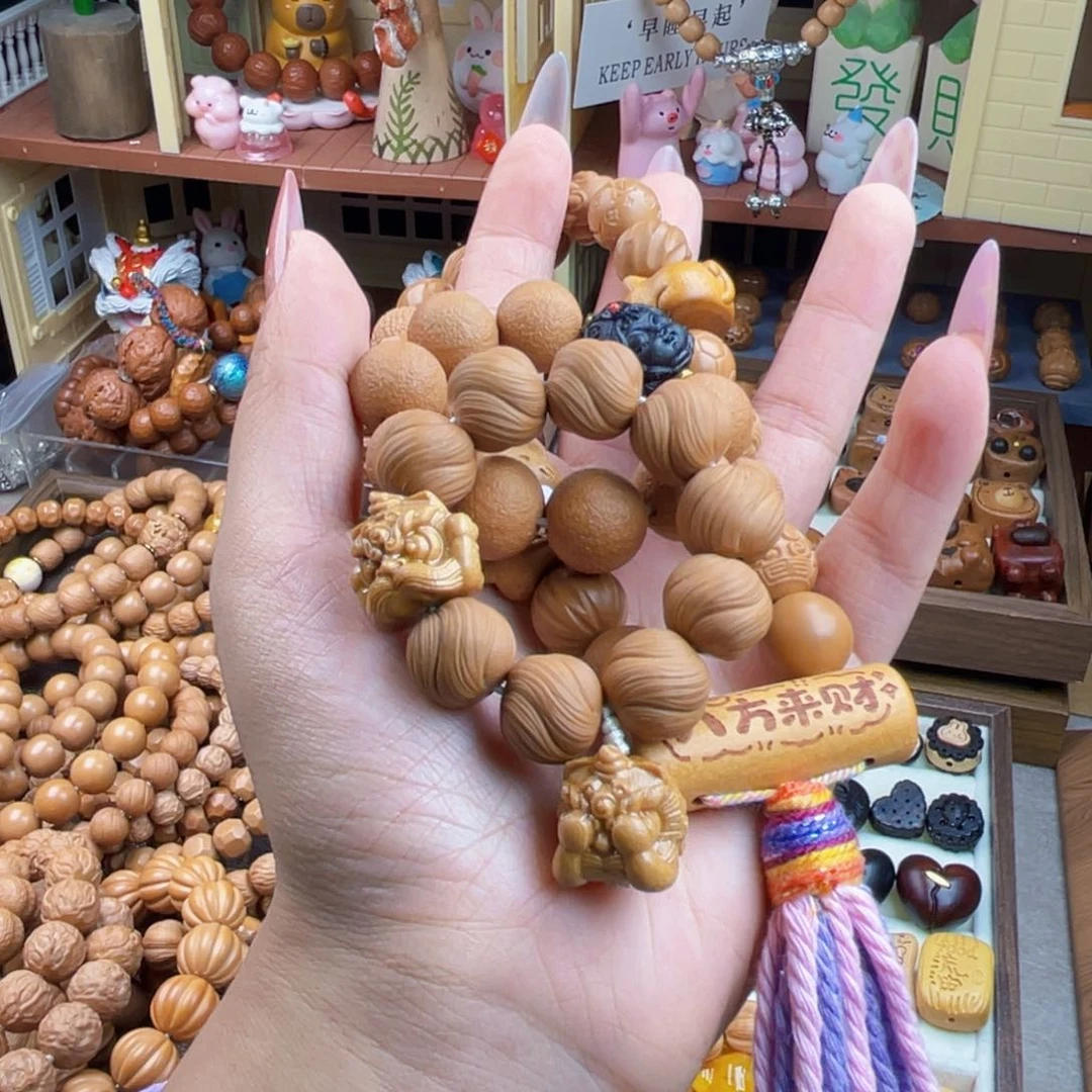 手串猴头核桃-****?多宝+手捻