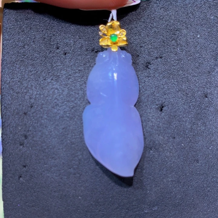 翡翠18K金镶嵌手链翡翠