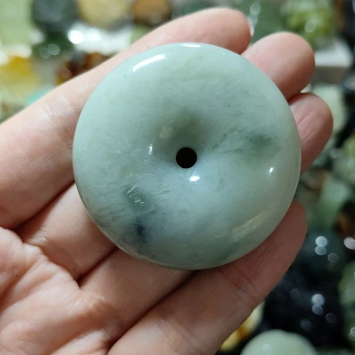 岫玉平安扣未镶嵌