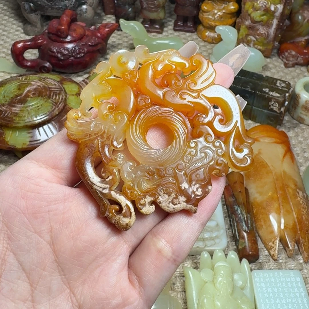 白玉菩提吊坠挂件
