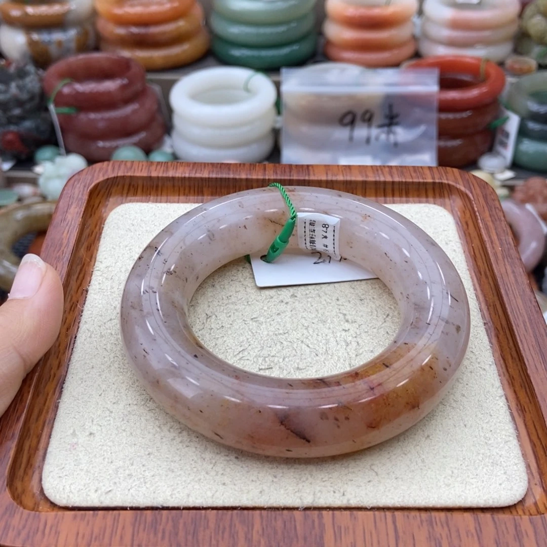 石英质玉未镶嵌手镯