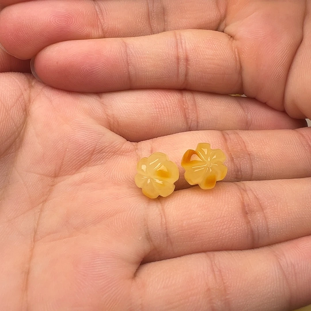 笙***笙蜜蜡未镶嵌颈饰南瓜珠提溜吊坠