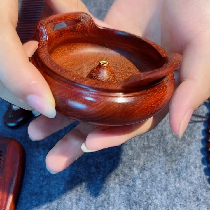檀香紫檀（小叶紫檀）宣德炉