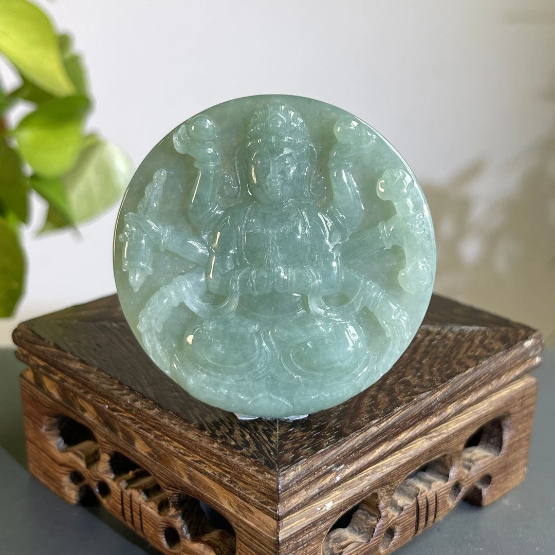 JCA05-82 天然翡翠缅甸A货 千手观音