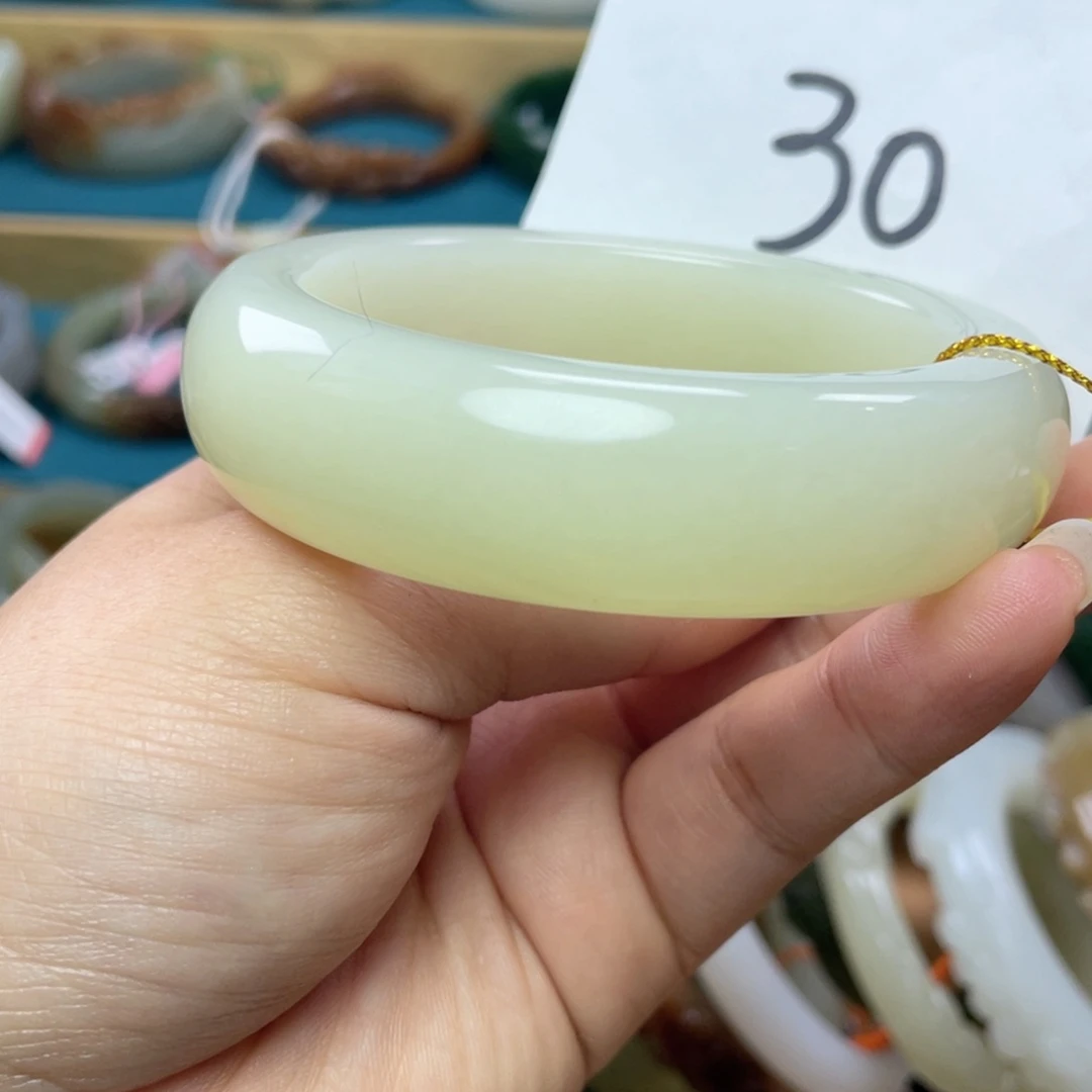 未镶嵌手镯和田玉圈口59