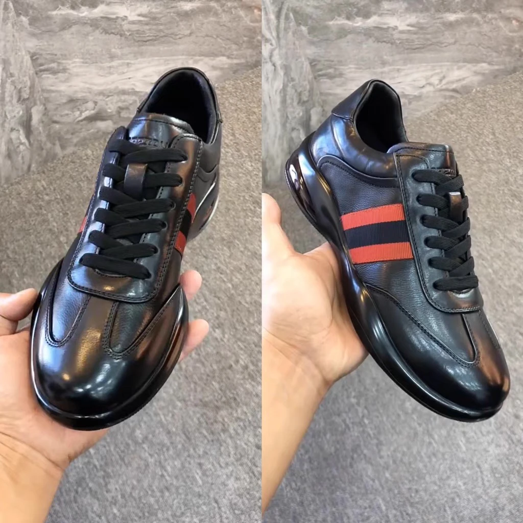 春秋轻商务百搭男士休闲皮鞋