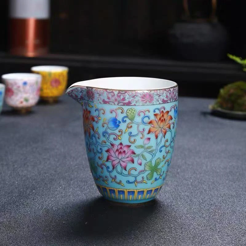 珐琅彩茶海 兰公道F22