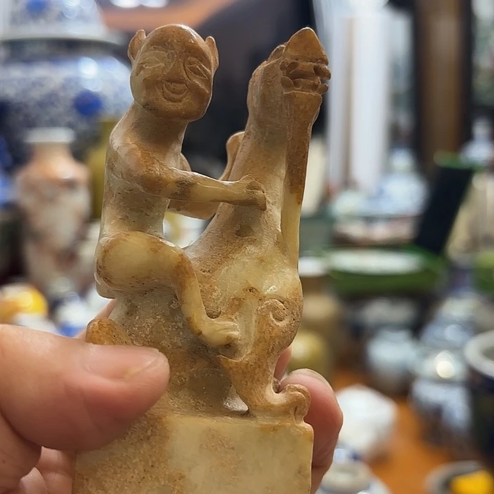 漂***者陶瓷摆件不固定一件