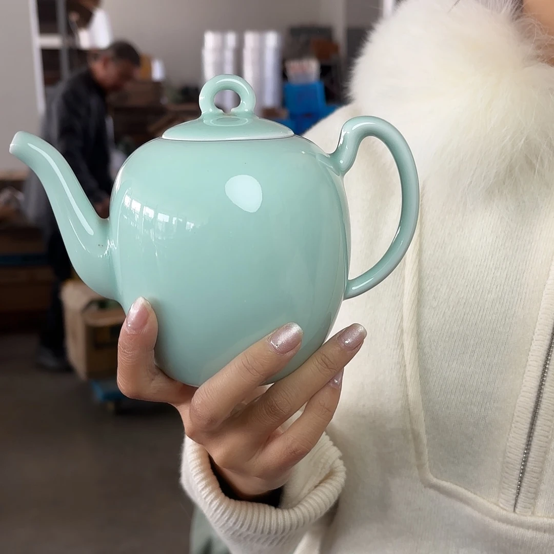 龙泉云间青瓷小米茶器