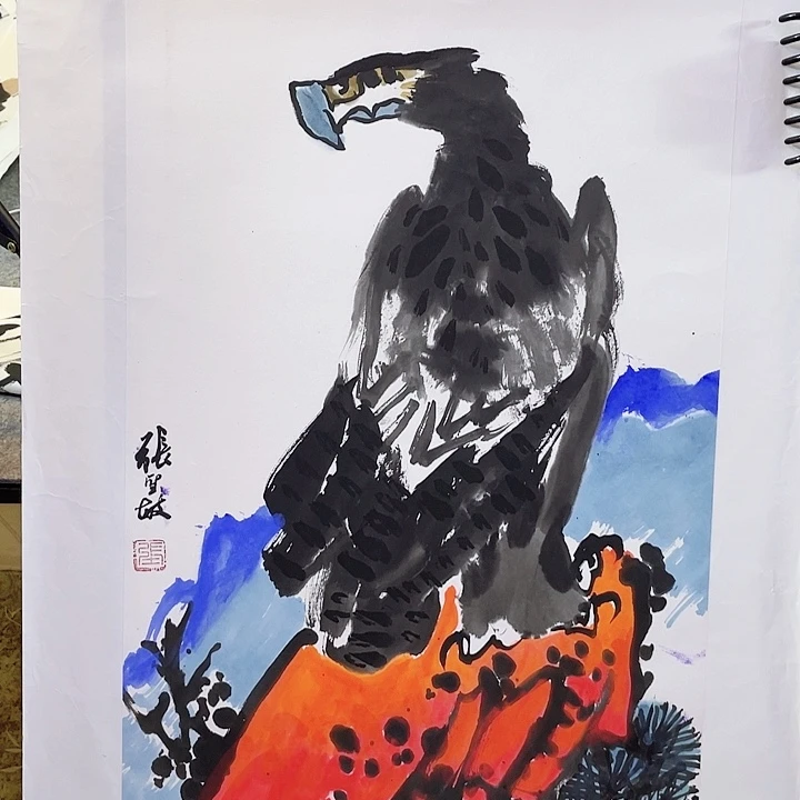 国画张圣敏先生纯手绘作品