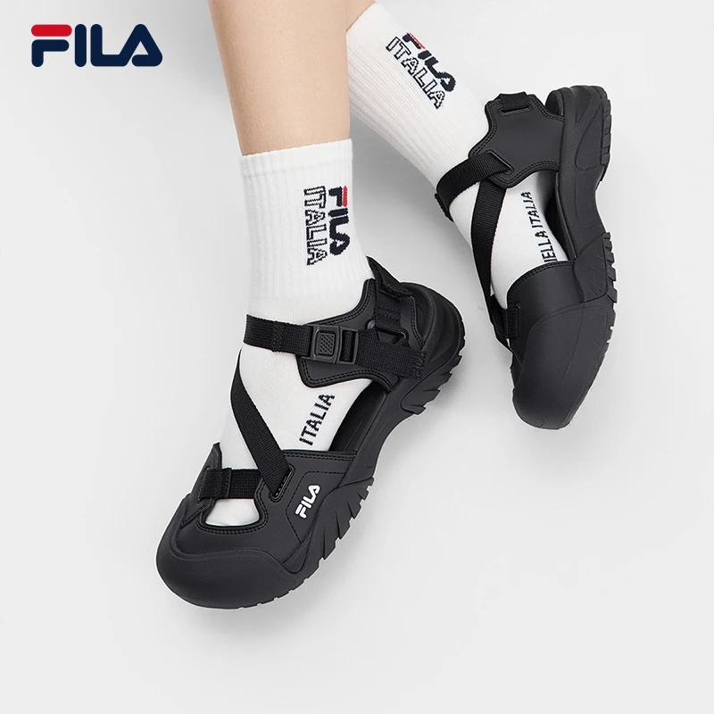Fila/斐乐【奶霜凉鞋】夏季新款女士潮流镂空薄底时尚休闲鞋运动鞋